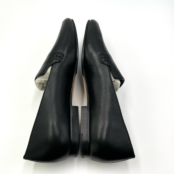 VIA SPIGA Womens Size 34 4 Tigen Black Leather Classic Minimalist Loafers Flats - Picture 9 of 15